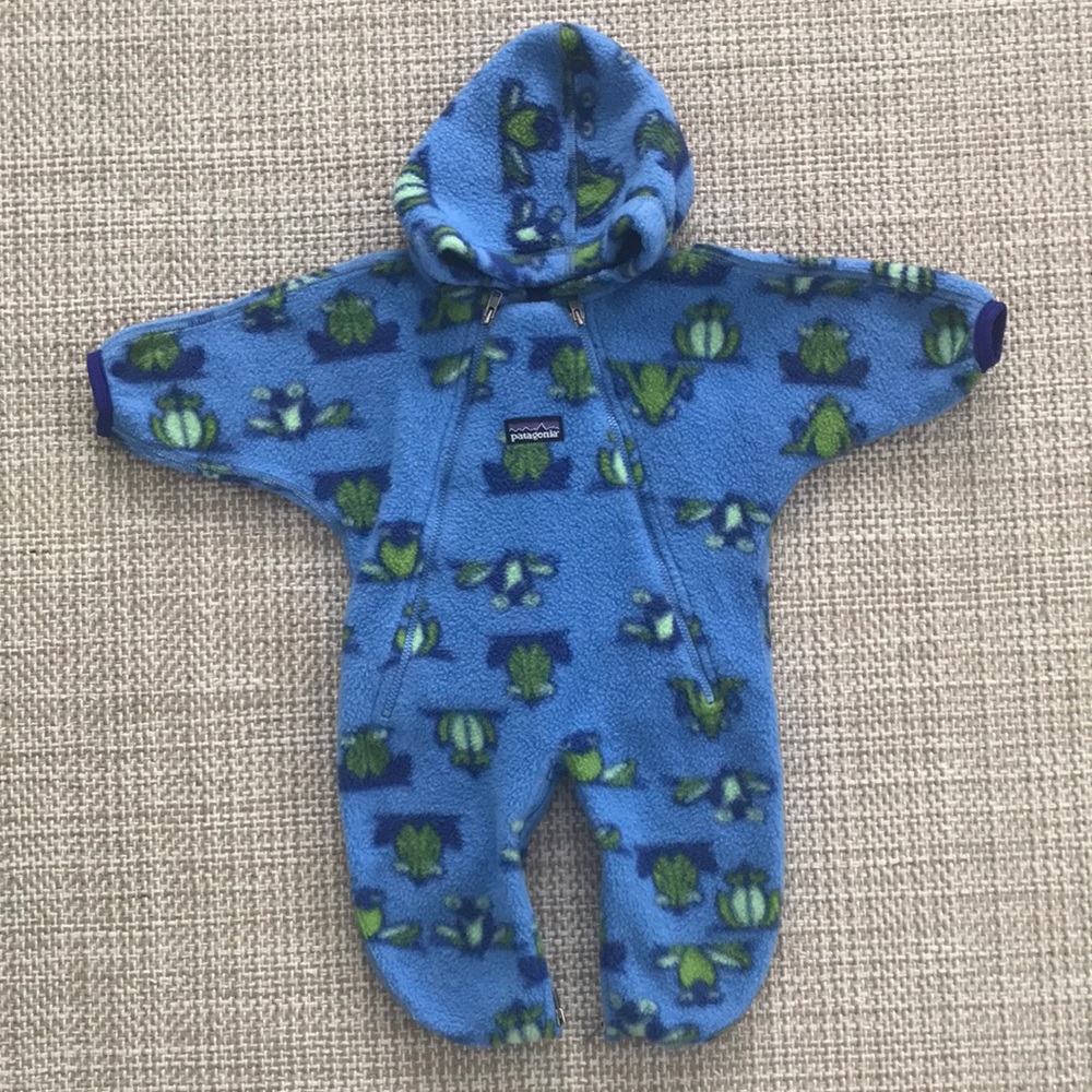 Vintage Patagonia Fleece Bunting (infant size S)